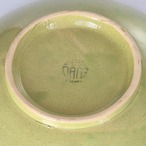 ソンベ焼き　深皿　若草色