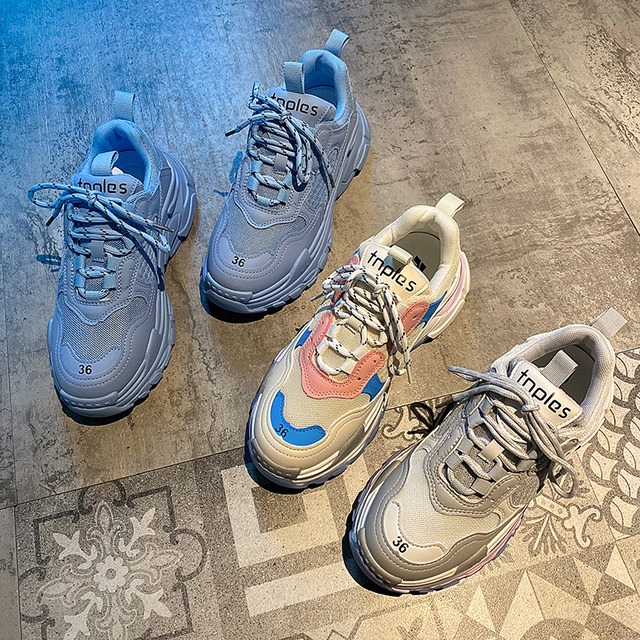 カジュアルスプリングスタイル 靴 シューズ ストリート 春物 フェイクシューズ89622843165