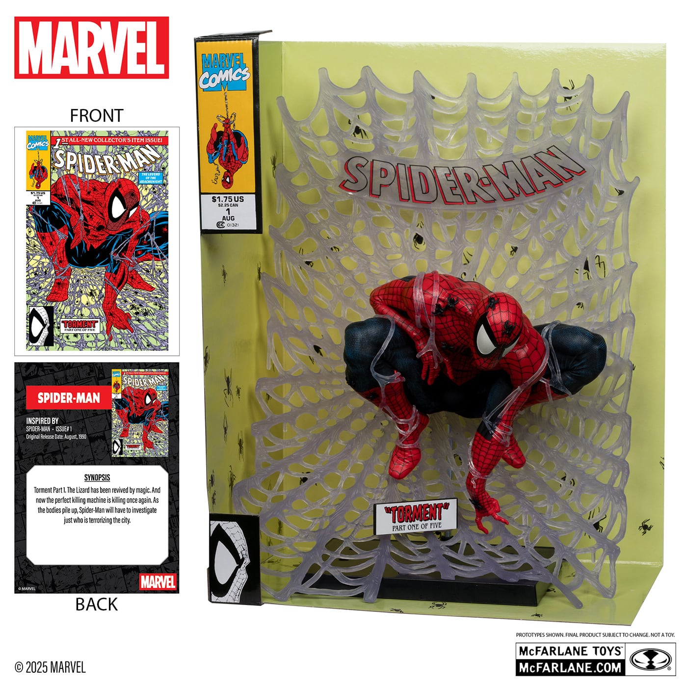 マクファーレン マーベル シーン・フィギュア #013 スパイダーマン 1/6