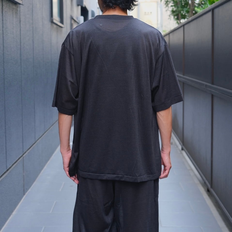 COMOLI　ウールメッシュ 半袖Tシャツ e46a150a2d2d4d896d187ee6c360b6