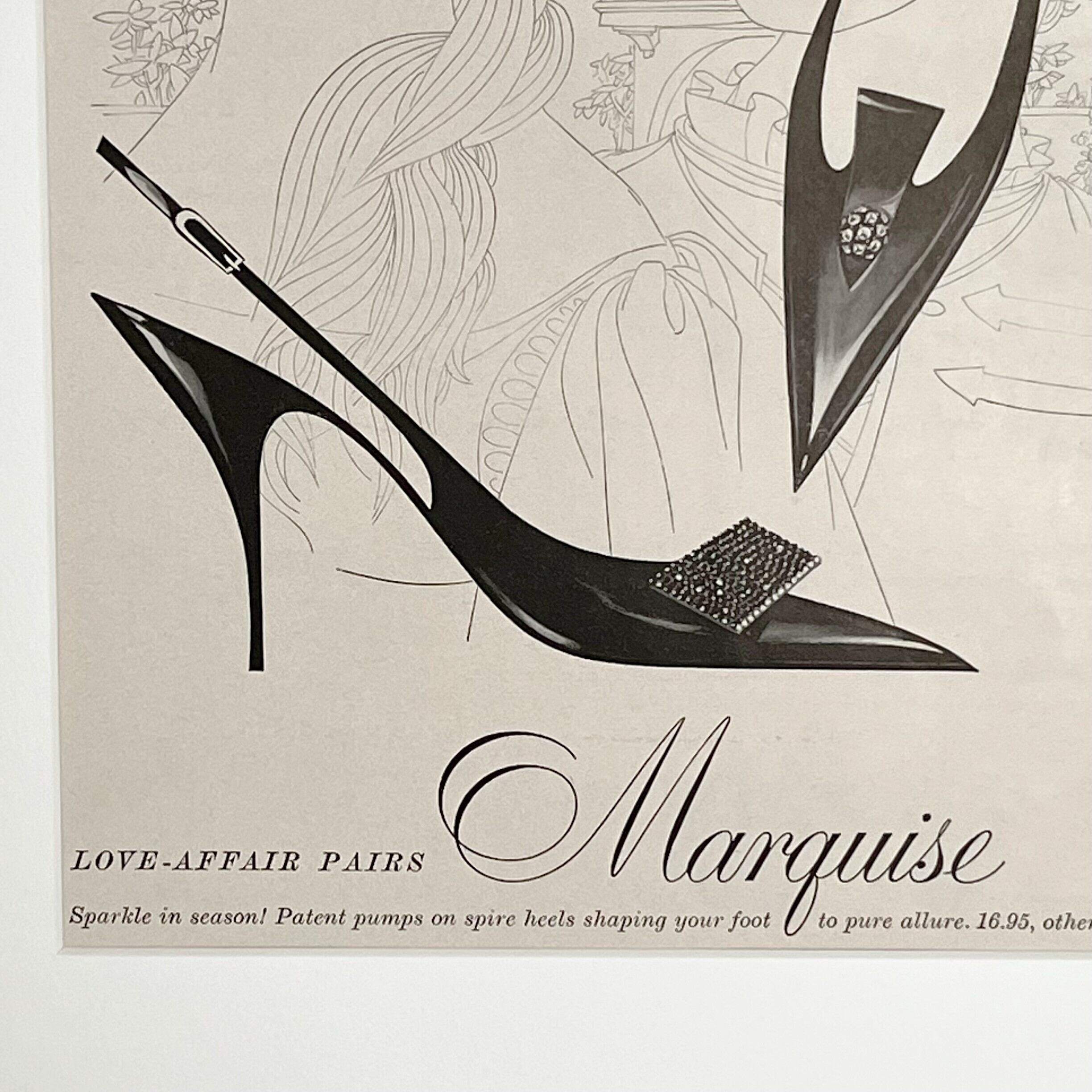 1959 広告＞ロミオとジュリエット ヒール パンプス アドバタイジング