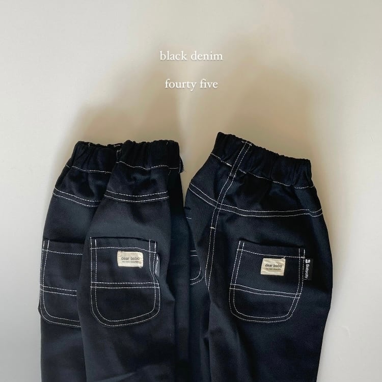 black denim