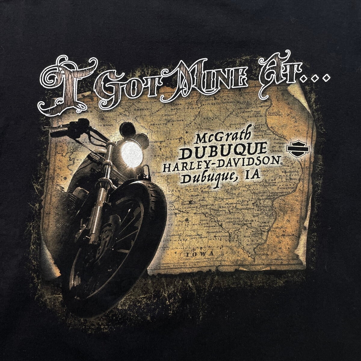 HARLEY DAVIDSON ハーレーダビッドソン バイカープリント Tシャツ