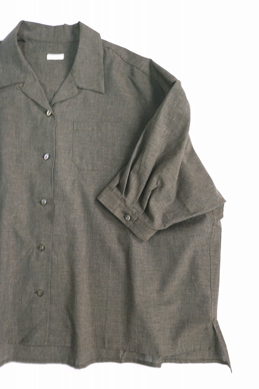 OG Co. Li. Chambray Open Collar Shirt