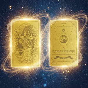 宇宙根源の女神ホワイトマハカラ金護符