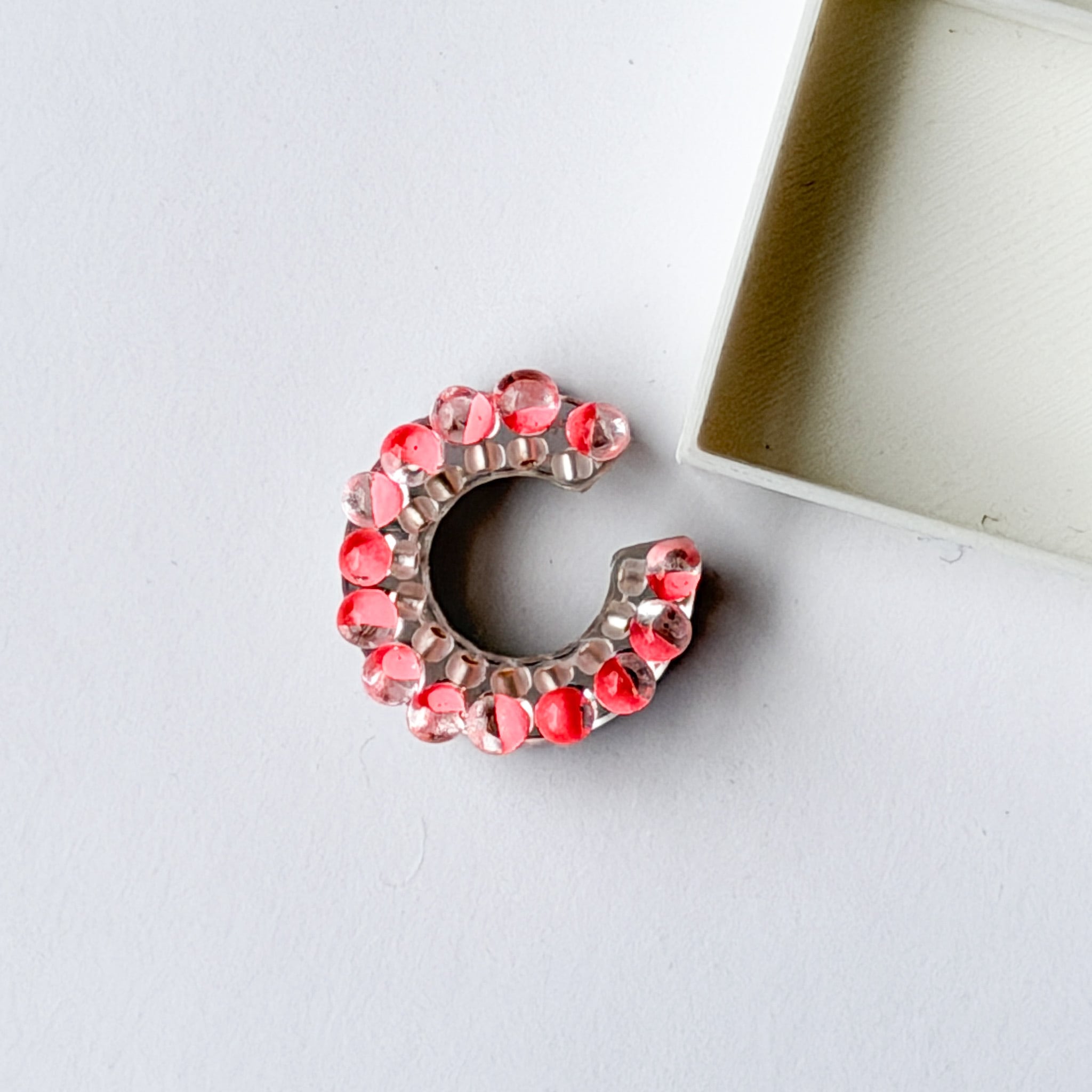 puzzle ring ear cuff 'bicolor' [19]