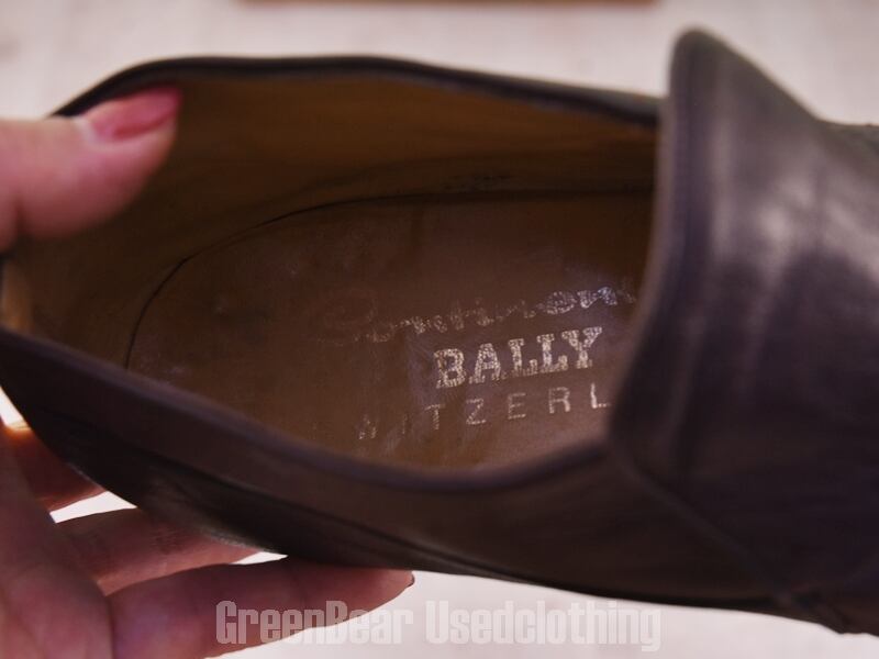 D228 スイス製 BALLY ビンテージ ドレスシューズ 茶 メンズ 7D 25cm