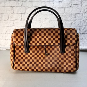 LOUIS VUITTON ヴィトン ダミエソバージュ ライオン ハンドバッグ ブラウン A-12818
