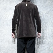 brown velour shirt