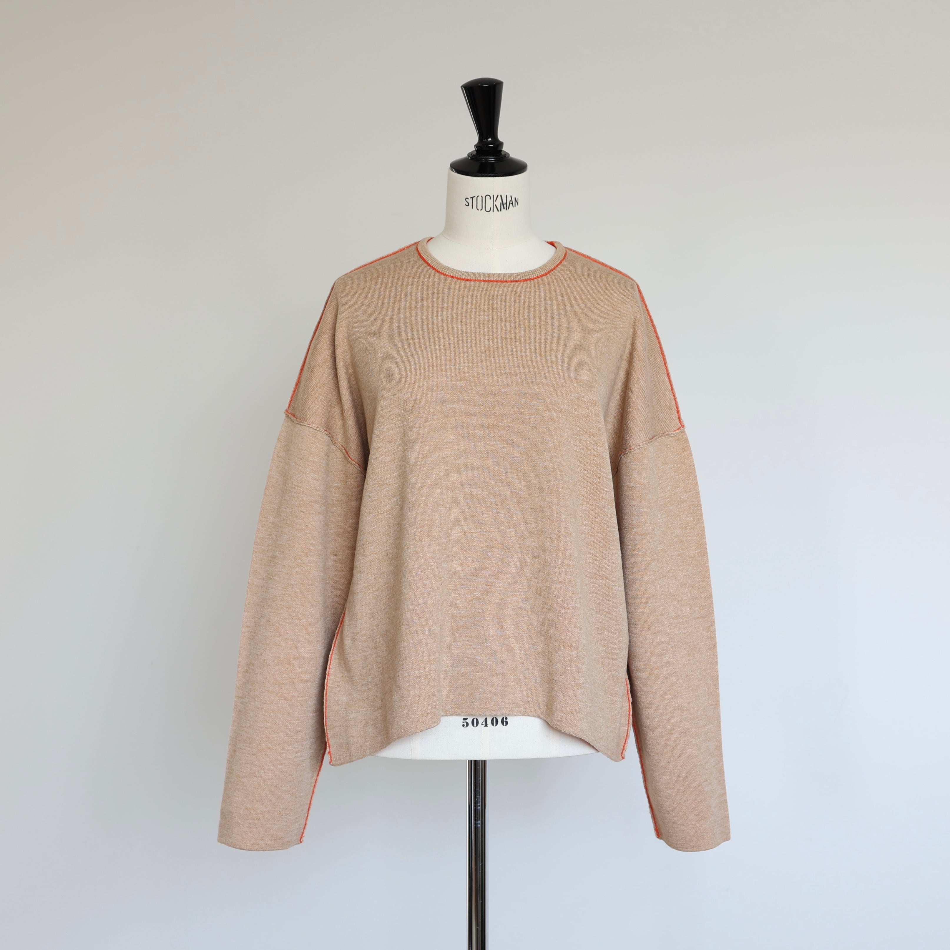 ジプソフィア W face knit tops ネイビー gypsohila