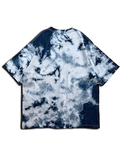 【数量限定販売 】ビッグシルエットタイダイ藍染めポケットTシャツ Splash!!