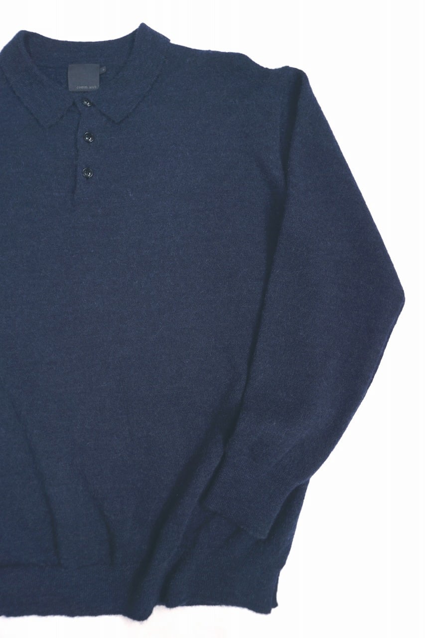 Alpaca Wool Smooth Knitted Polo