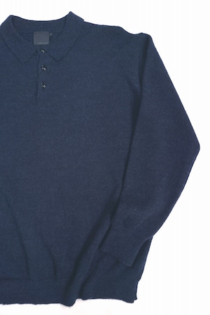 Alpaca Wool Smooth Knitted Polo