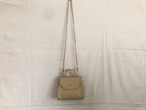 AMERICA 1990’s OLD COACH “Off White Leather” Shoulder bag