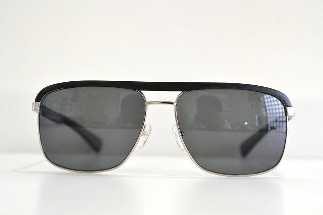 GOLD&WOOD 天然木使用　サングラス　H31P　ツーブリッジ　ブラック