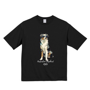 オーストラリアン・シェパード　ビックシルエットTシャツ