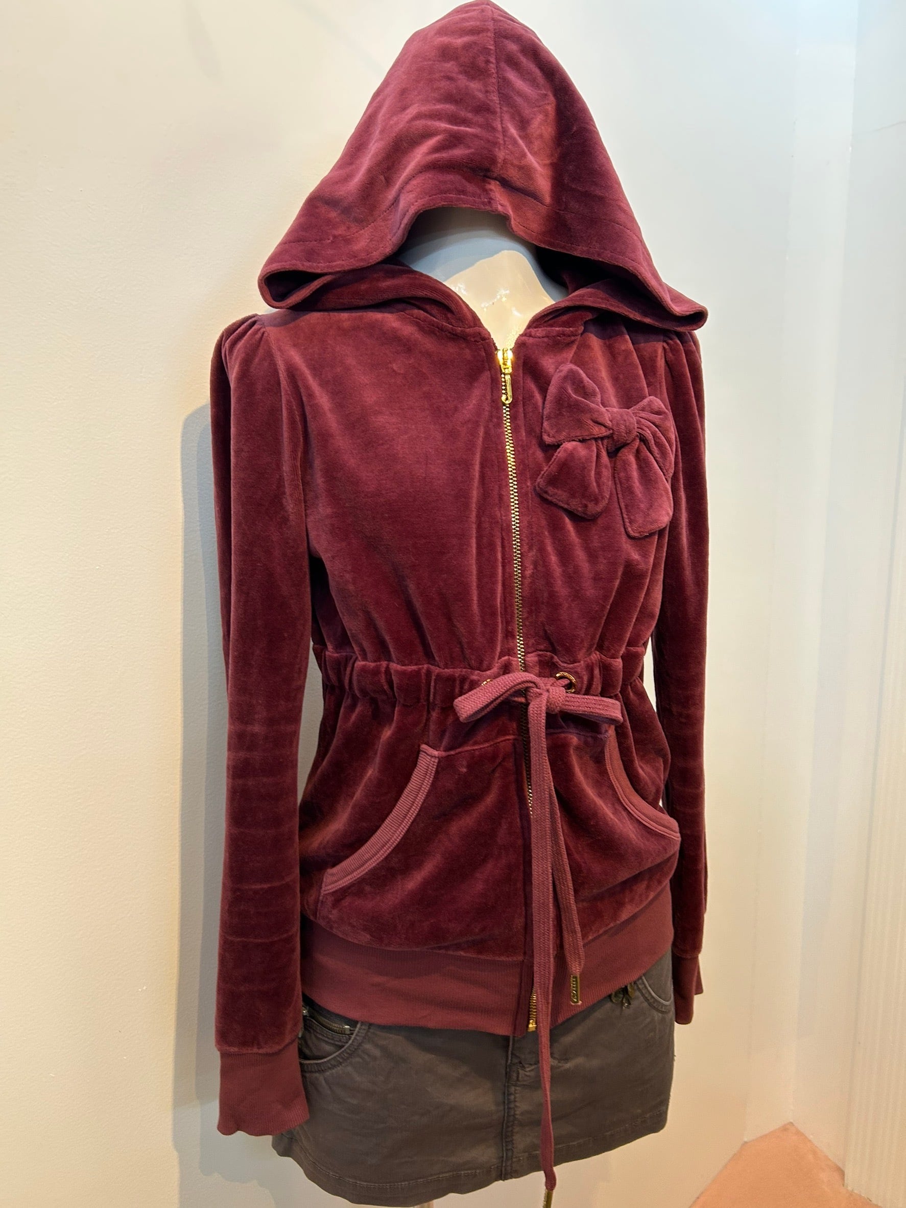 JUICY COUTURE velour hoodie