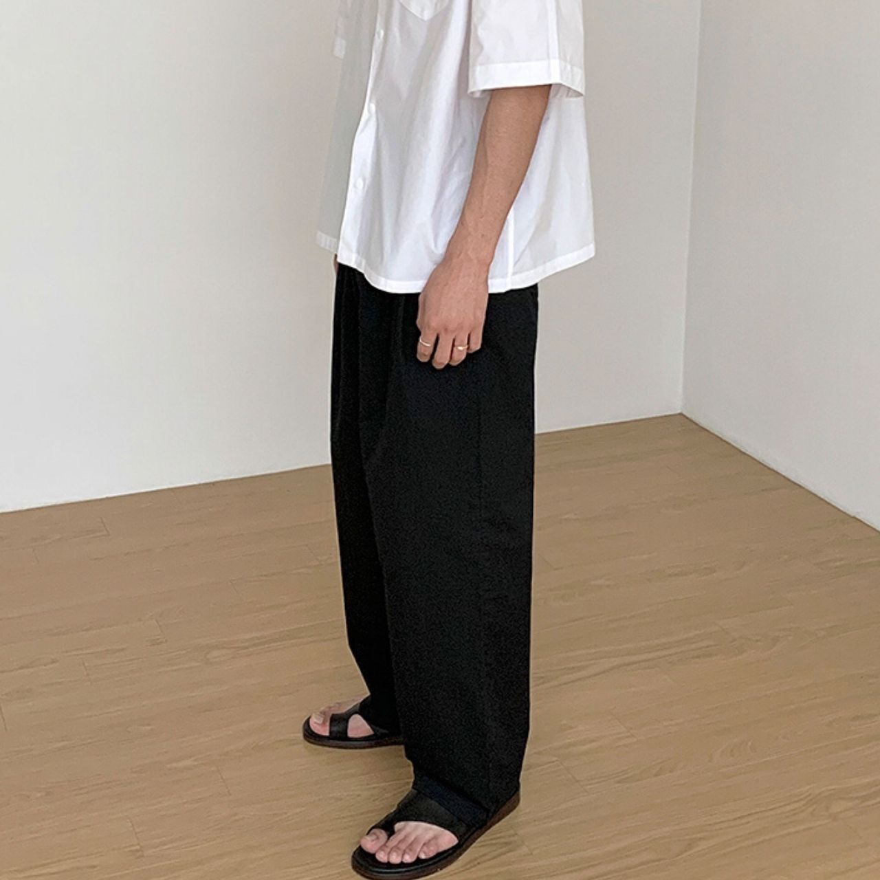 ドレープワイドレッグパンツ　MT0080447