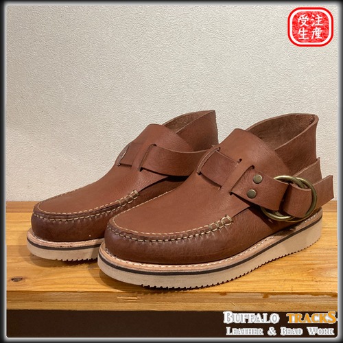 Leather Shors/LBB-001(Double Ring Moccasin)