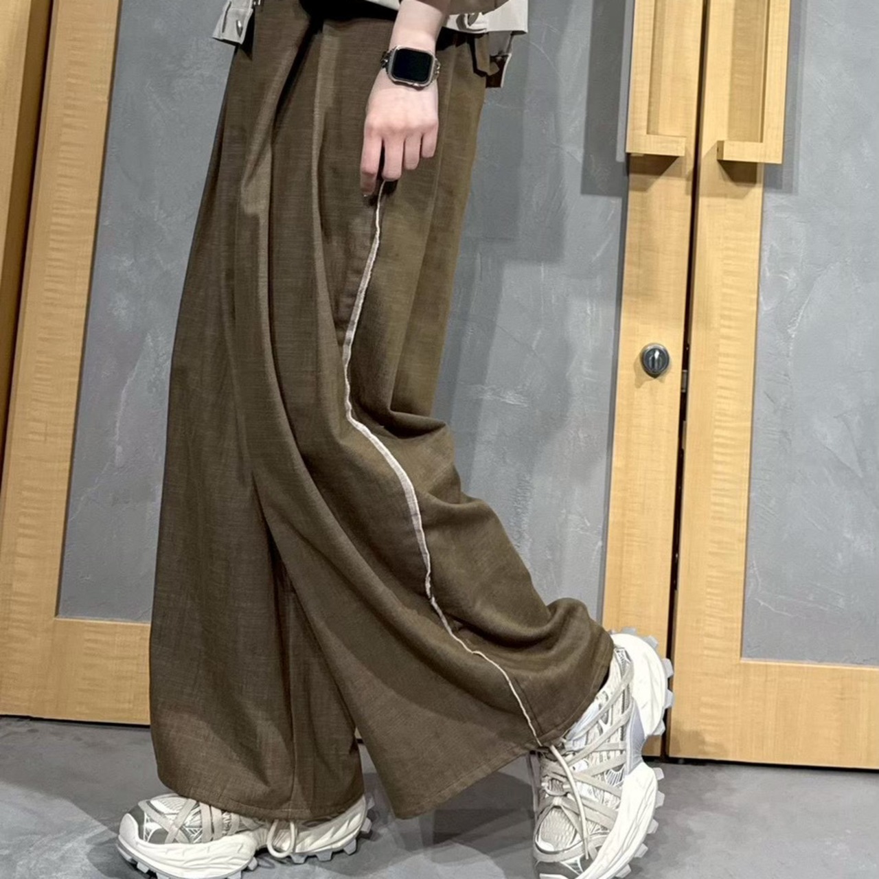 MMB117PEA TCデニムタックパンツ