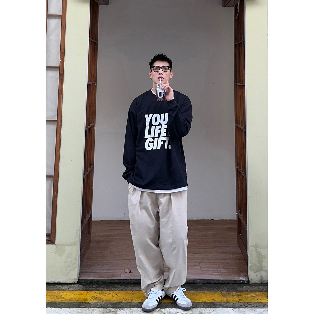Batteerup Gifted Life Message Long Tee （ギフテッド ライフ メッセージ ロンT）