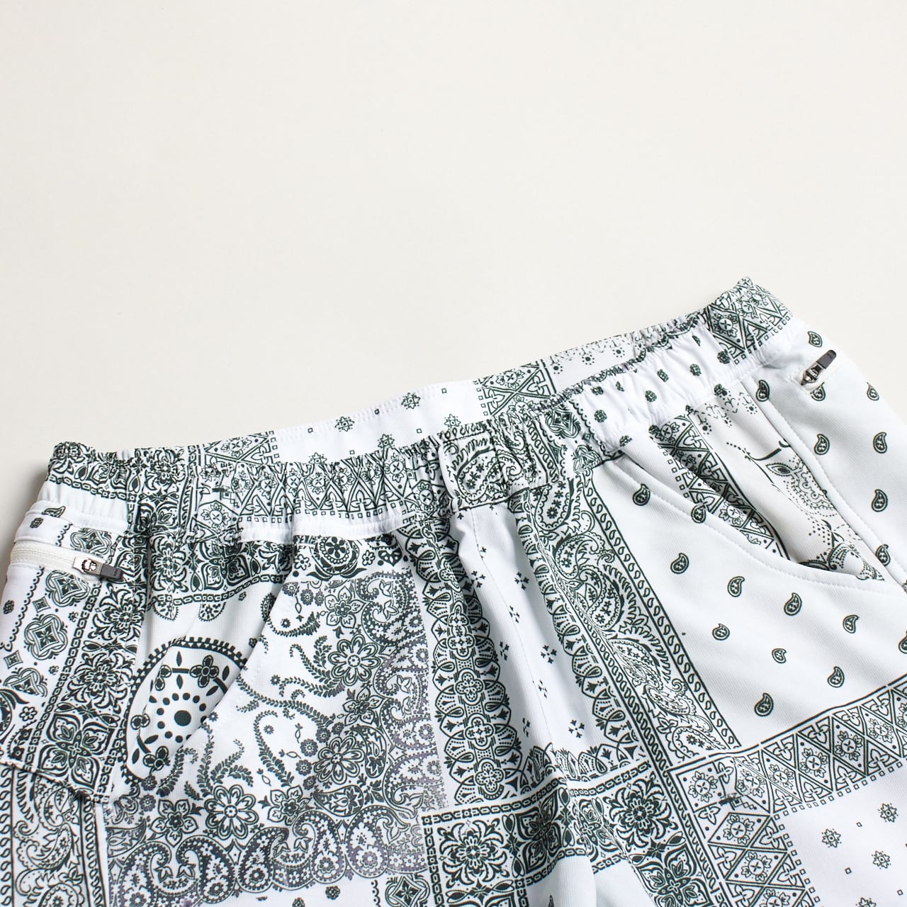 ranor（ラナー）BANDANA MIDDLE SHORTS - WH バンダナミドルショーツ