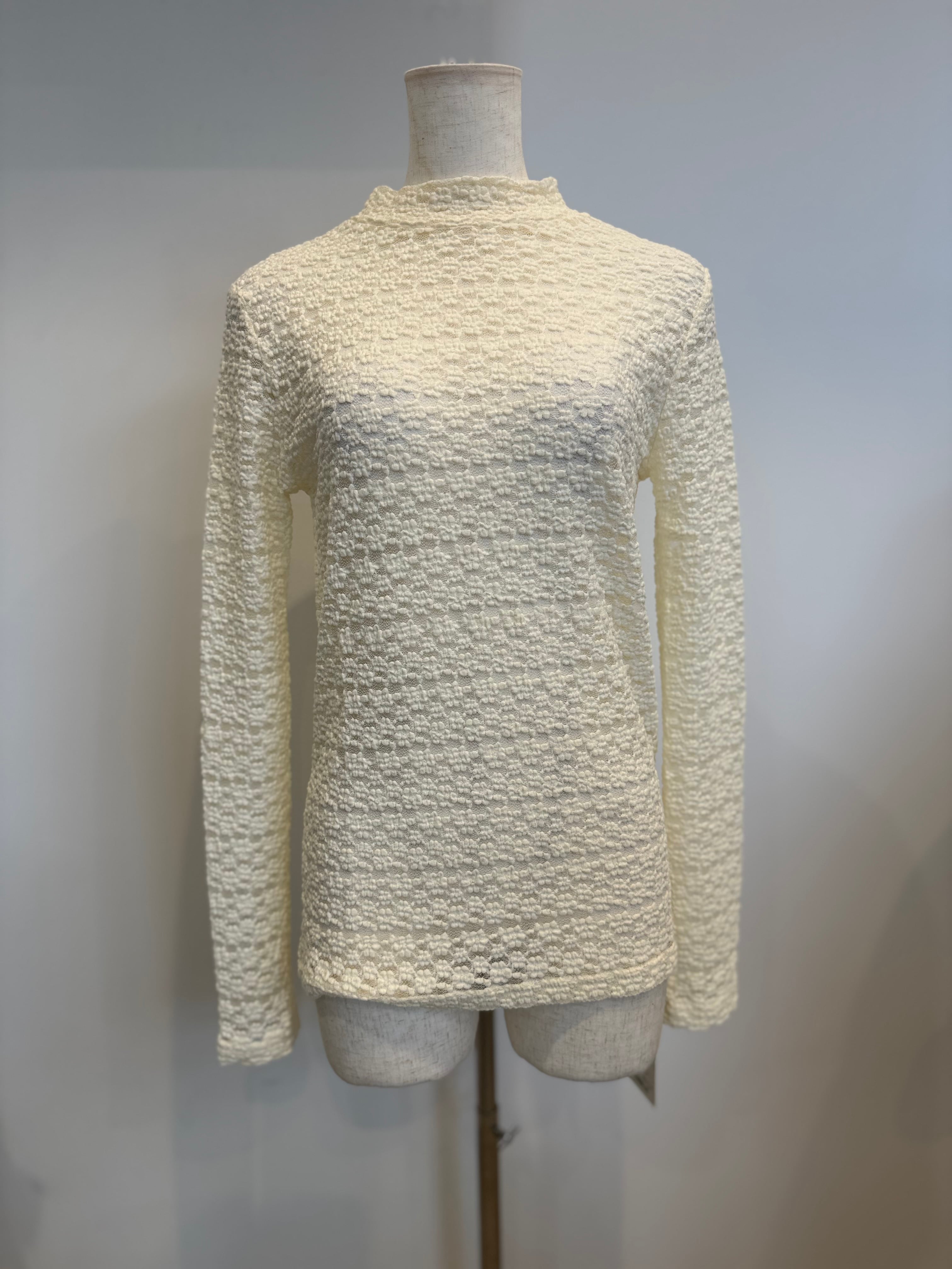 【SELECT】ストレッチレースプチハイネックPO 25-0685