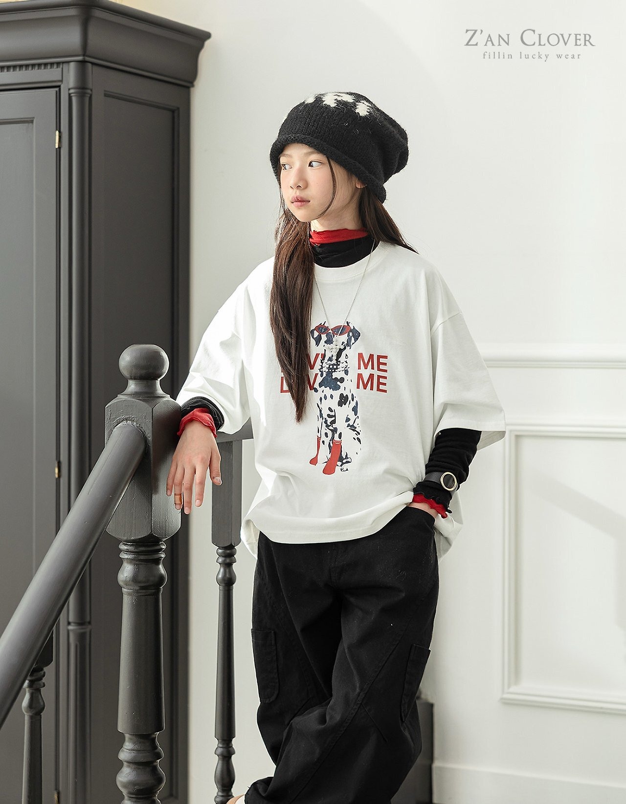 ZAN CLOVER［取寄］love dalmatian tee 26winter