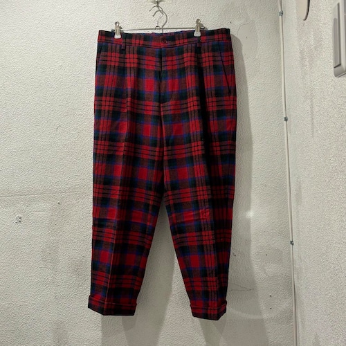 ISNESS　イズネス　18AW ウールパンツ チェックパック　SIZE M.30AWPT02T2　【表参道t02】