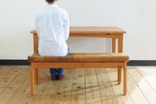 【店頭引取】紀州スギのいすベンチ W1200サイズ