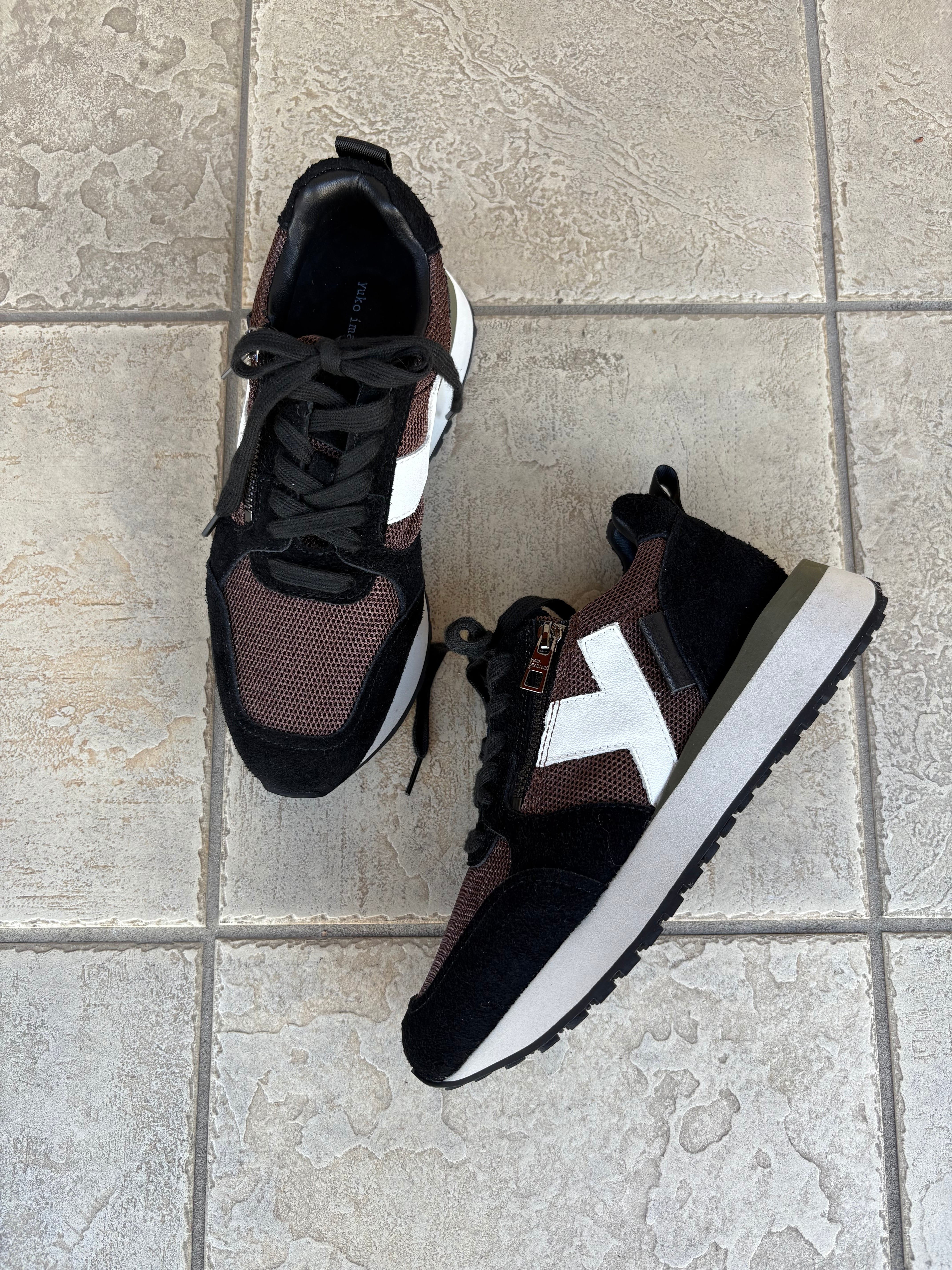 BROWN 36のみ】yuko imanishi+ / スエードレザースニーカー【DAN】 | anouk