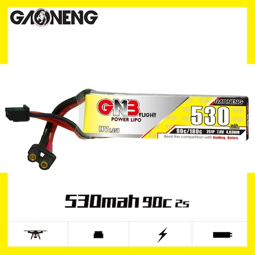 GNB 530mAh 2S 7.6V 90C XT30