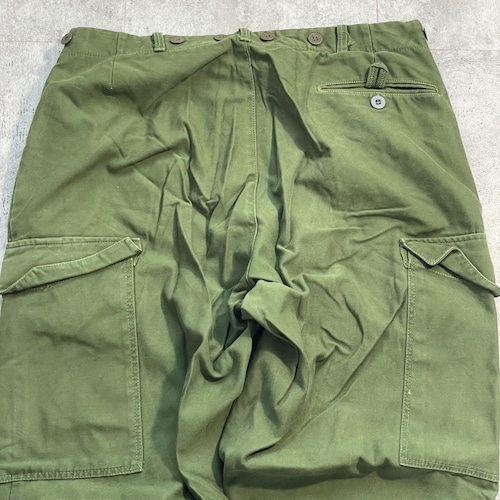 50-70s スウェーデン軍 実物 M-59 フィールドパンツ w33 詳細写真12