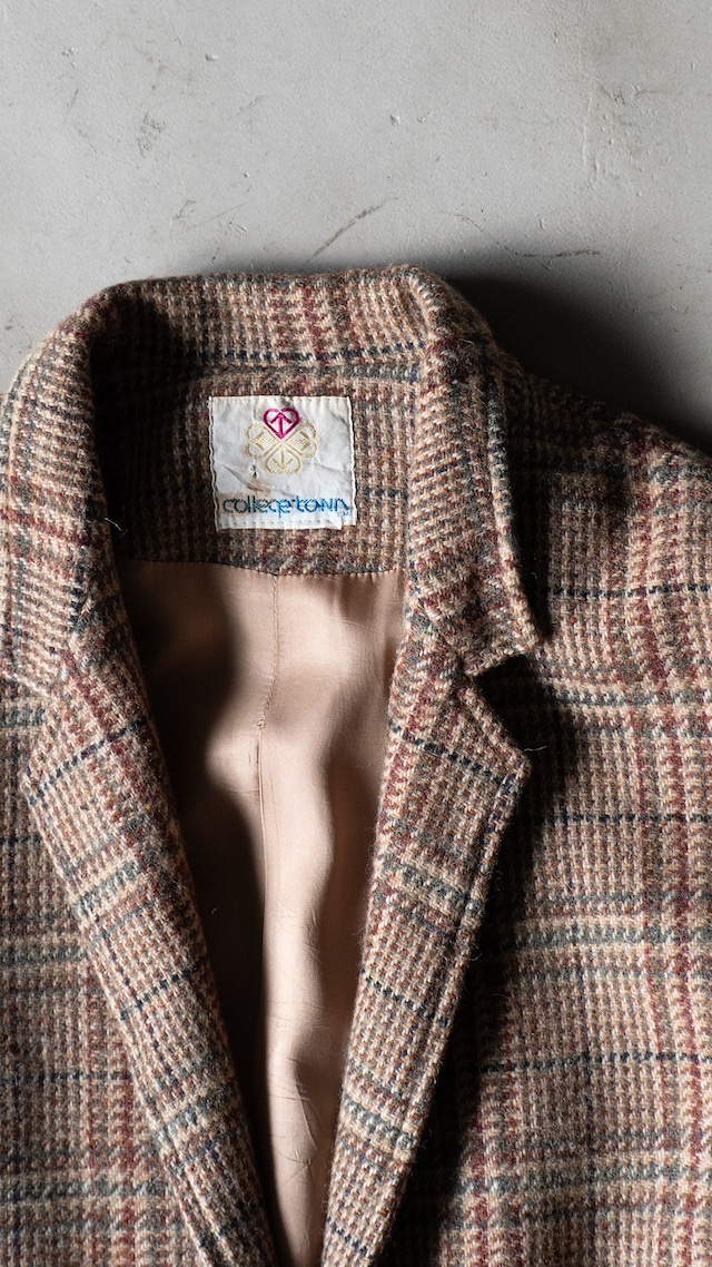 "College Town" 1970s Tweed jacket