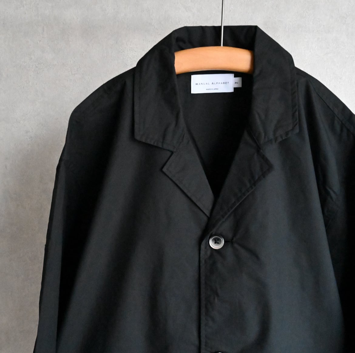 25SS》【MANUAL ALPHABET】TYPEWRITER SHT JACKET マニュアル