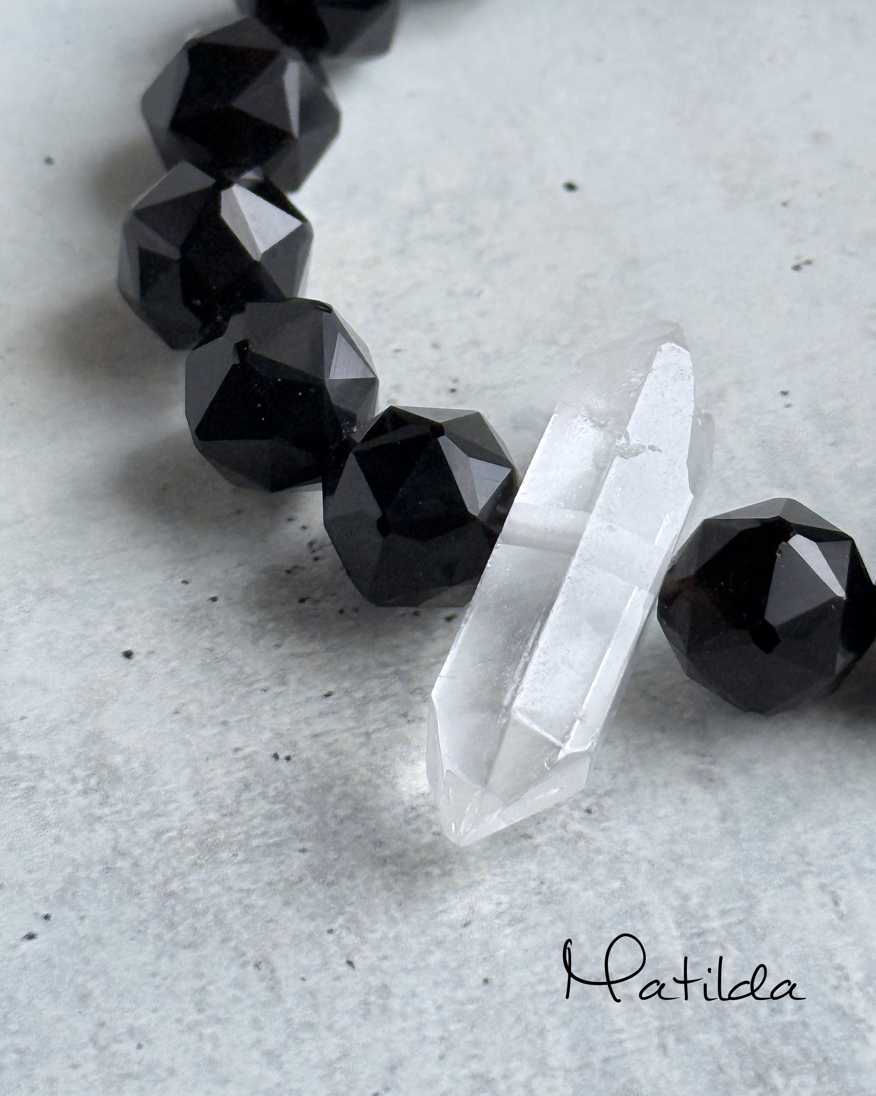 Morion bracelet(クォーツ)