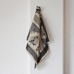 インドの草木染ブロックプリントバンダナ【24】