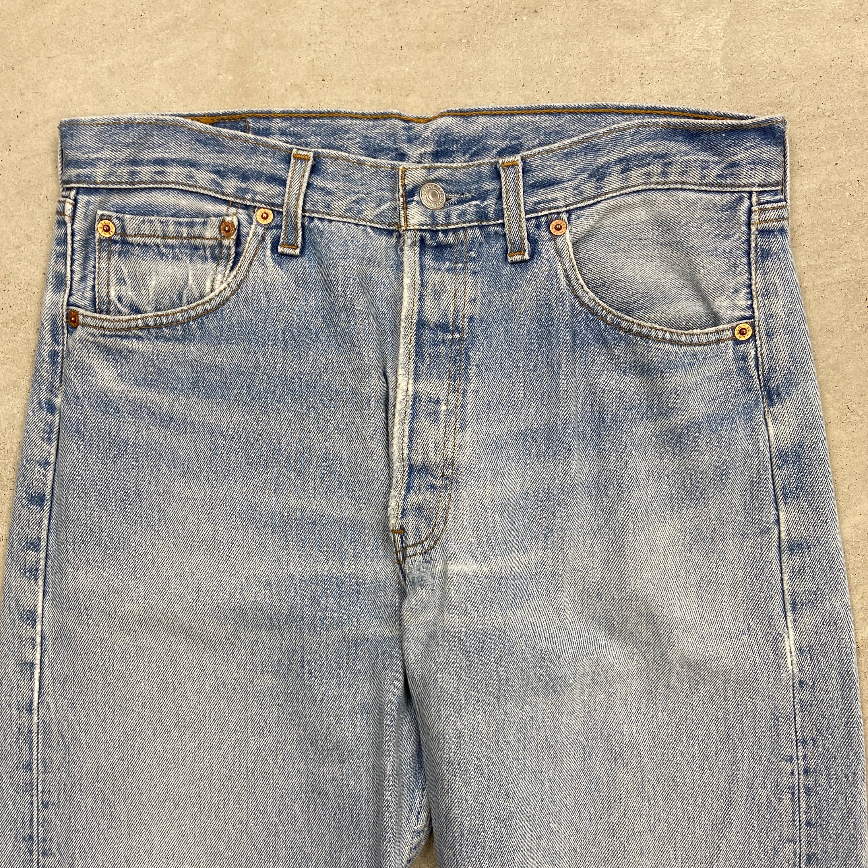 90年代 英国製 Levi's ユーロリーバイス 501 デニムパンツ ストレート