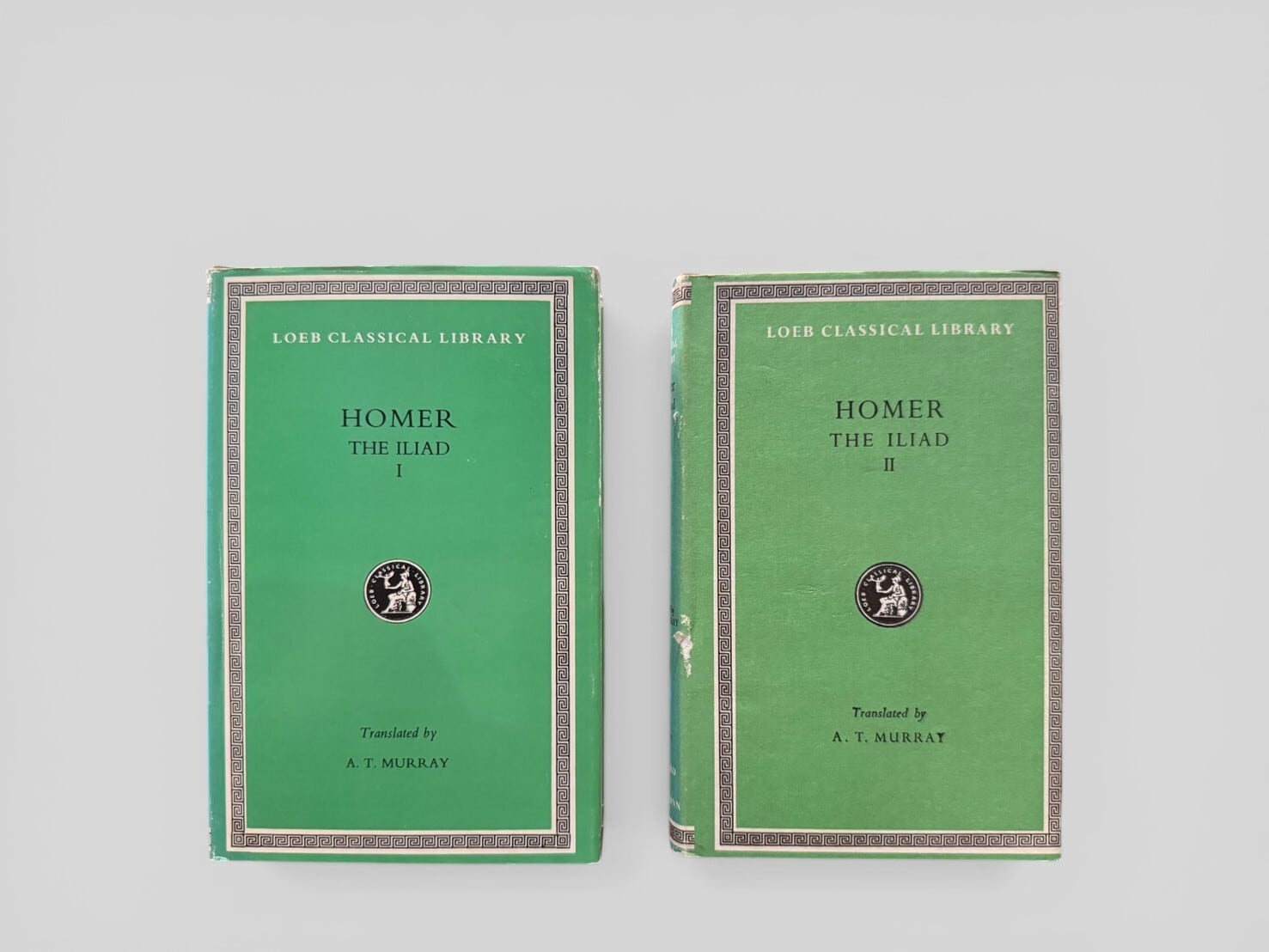 【SCT037】【Loeb Classical Library】The Iliad, Complete set in 2 volumes(1988.1985) /Homer