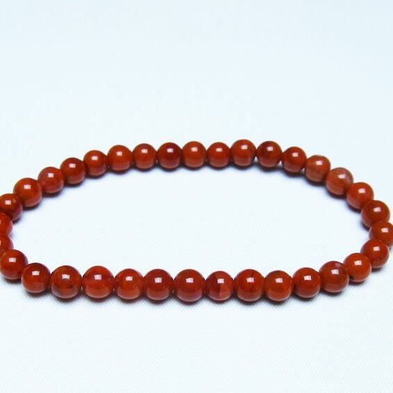 ナンホーンアゲート ブレスレット 6mm アゲート ブレス 一点物 メール便可 [M便 1/10] 111-47489