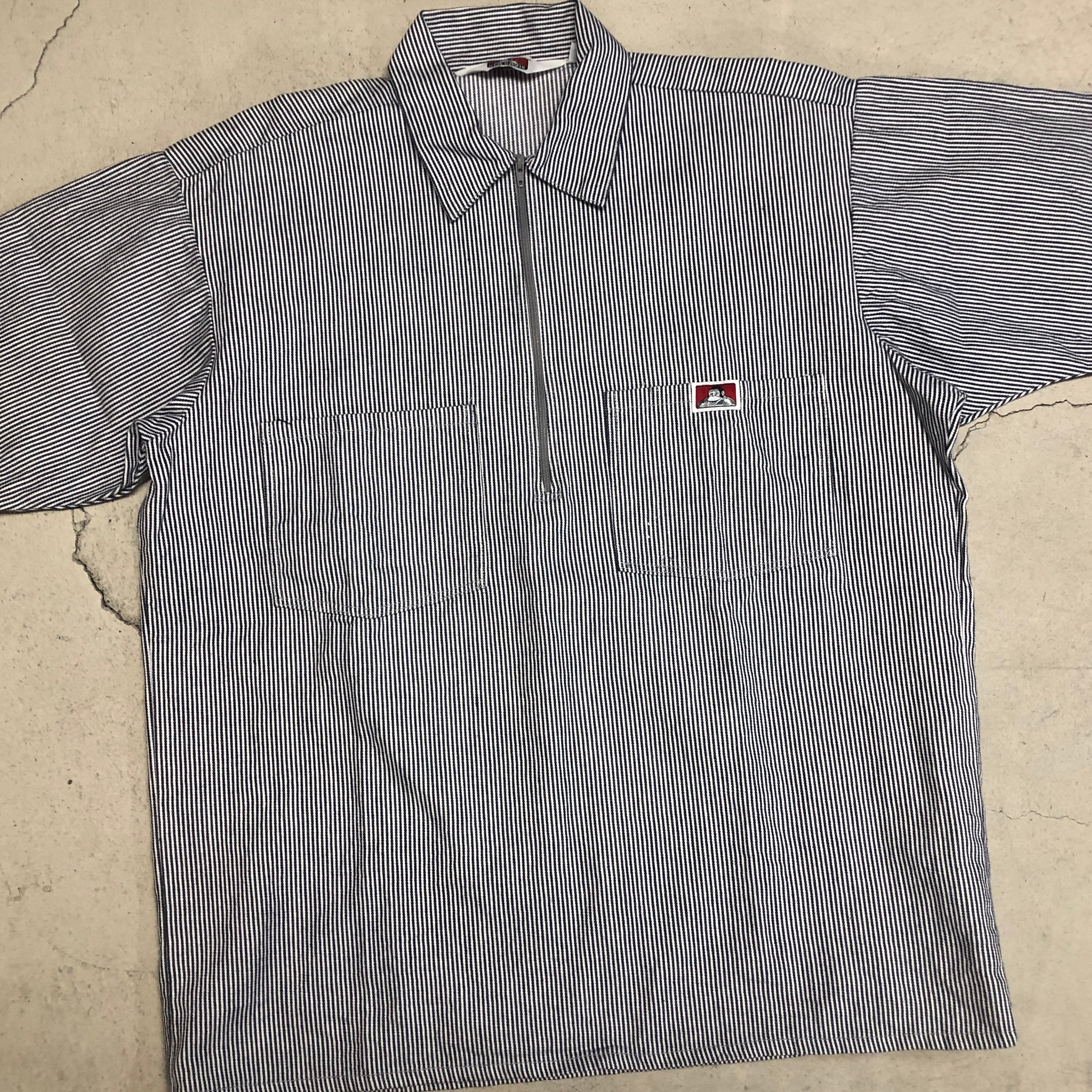 ⊕BEN DAVIS HICKORY HALF-ZIP S/S SHIRT | safarionline