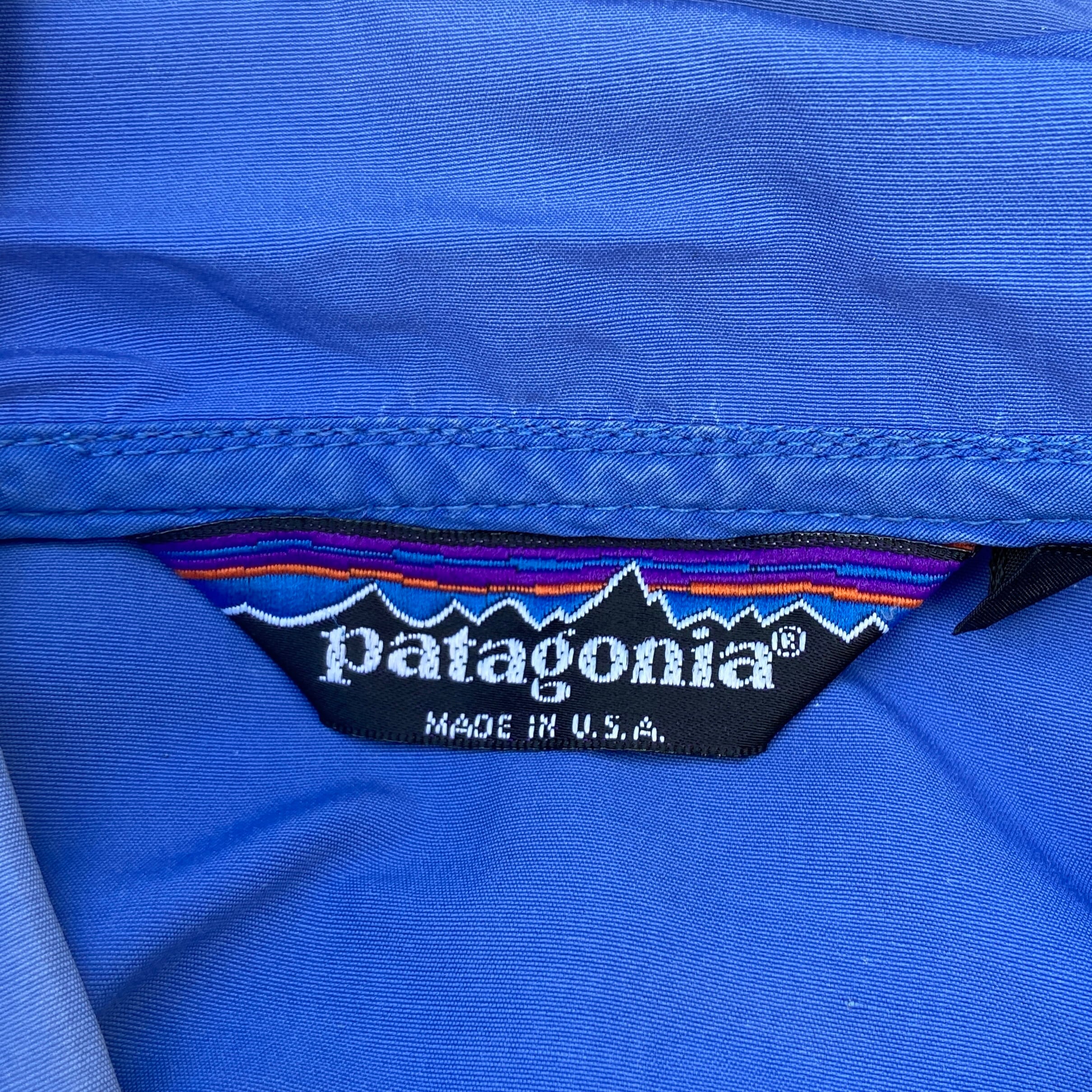 USA製 80年代 patagonia パタゴニア プルオーバー ナイロン USA製 80年代 patagonia パタゴニア プルオーバー ナイロン
