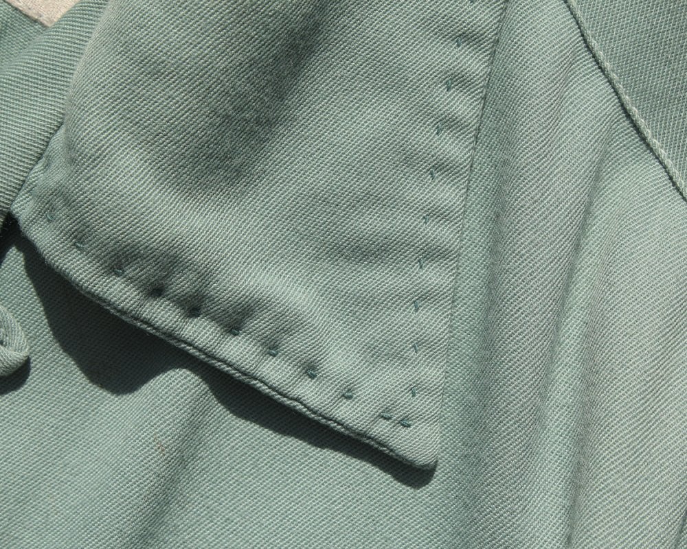Vintage L/S Loop Collar Rayon Gabardine Shirt [penneys Vintage L/S Loop Collar Rayon Gabardine Shirt [penneys