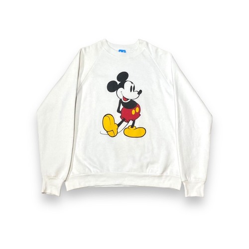 Vintage - Mickey Print Sweat Tops (size-L) ¥11000+tax