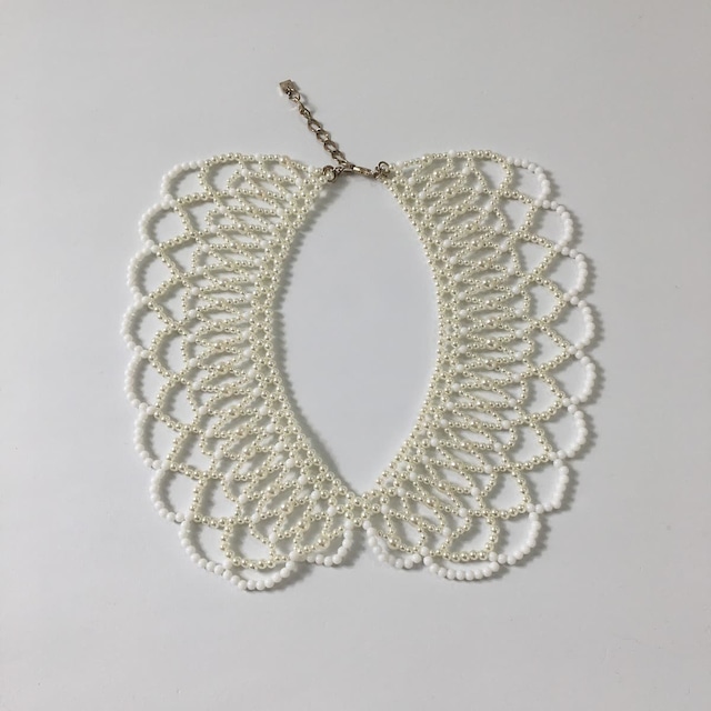 AMERI アメリ PEARL COLLAR CHOKER パールカラーチョーカー アクセサリー 付け襟 ビーズ 白