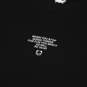 SALE【HIPANDA ハイパンダ】メンズ クルーネック スウェット トレーナー MEN'S BACK PRINT CREW NECK SWEAT SHIRT / WHITE・BLACK