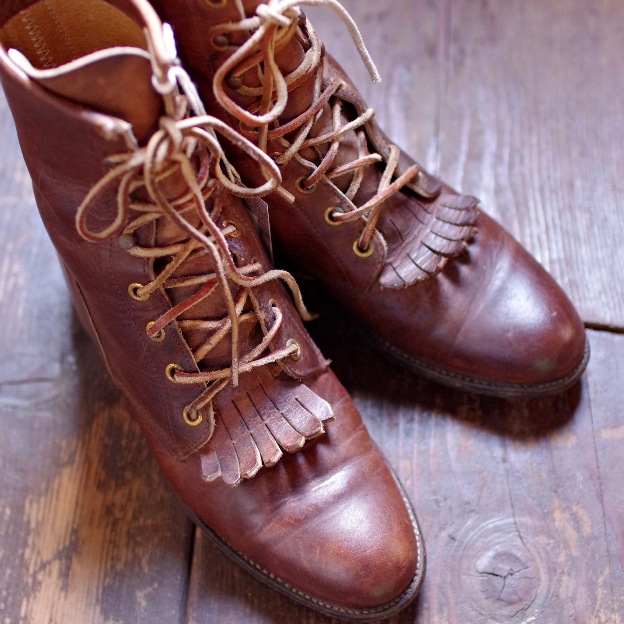 Justin Lace up Boots / ジャスティン レースアップ ブーツ | 古着屋