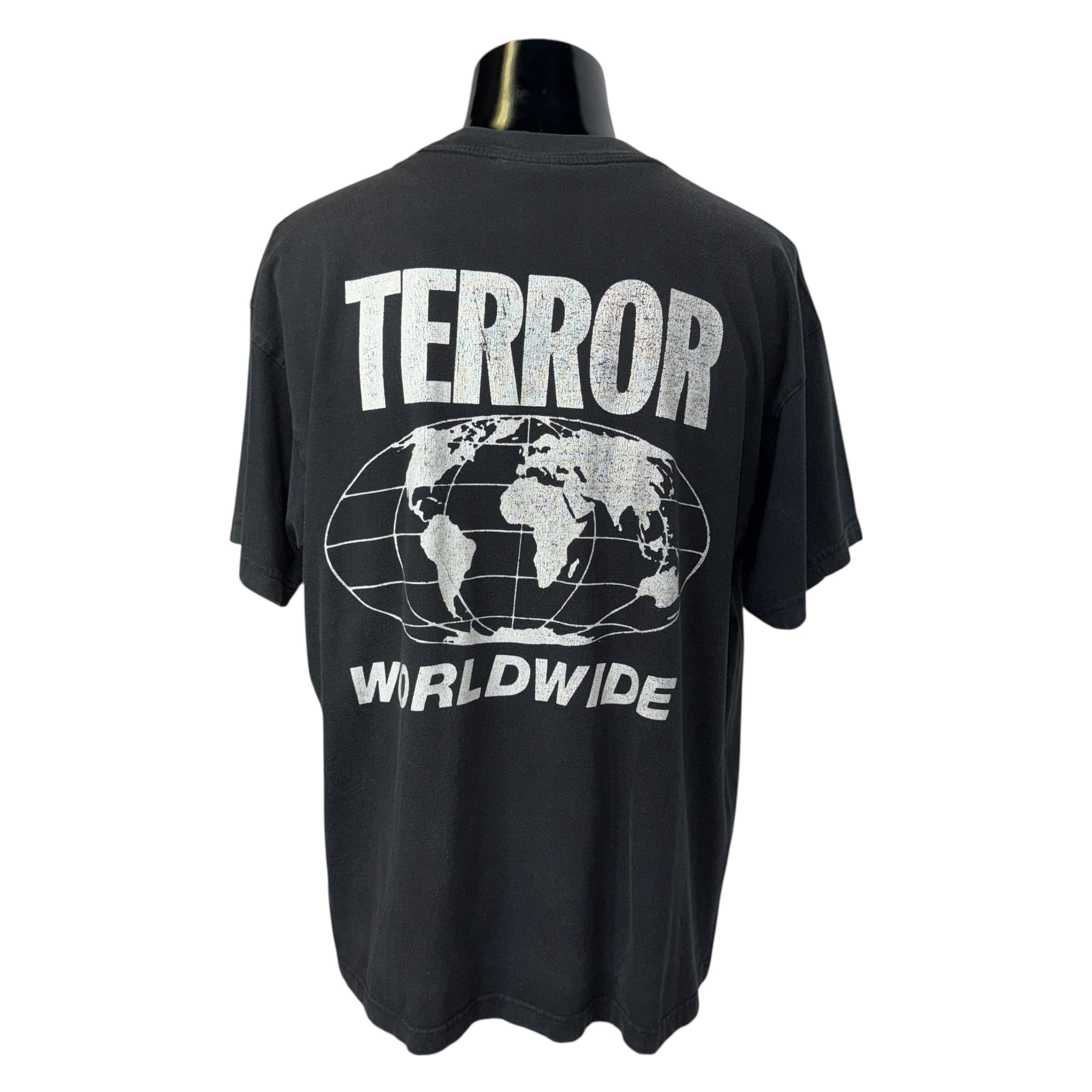 TERROR】テラー TERROR WORLD WIDE DONROCK Tシャツ XL相当