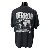 【TERROR】テラー TERROR WORLD WIDE DONROCK Tシャツ XL相当