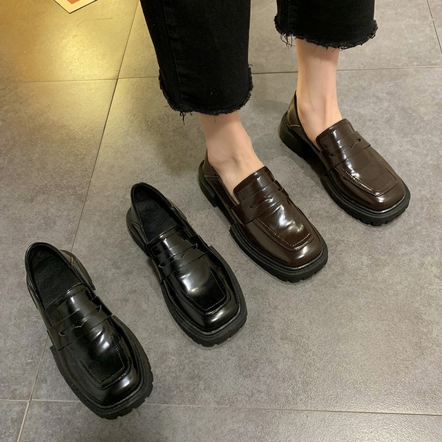 レザースプリングシングルレッド 靴 シューズ ローファー 春物 部族の婦人靴59728959399